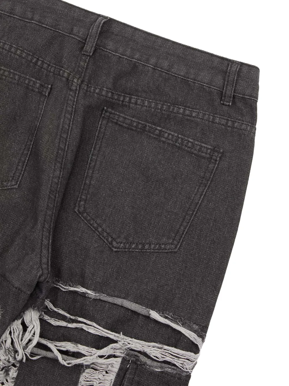 Destruction Brushed Hip Hop Embroidered Jeans