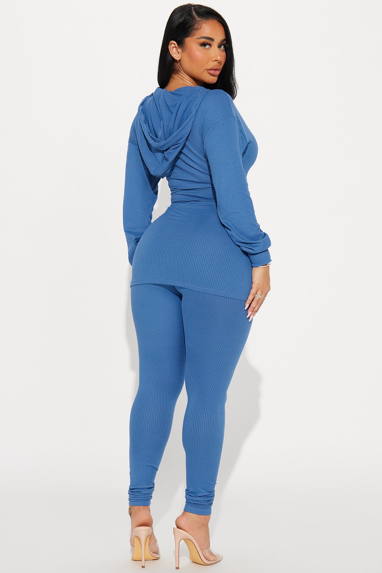 Time Is Right Legging Set - Denim