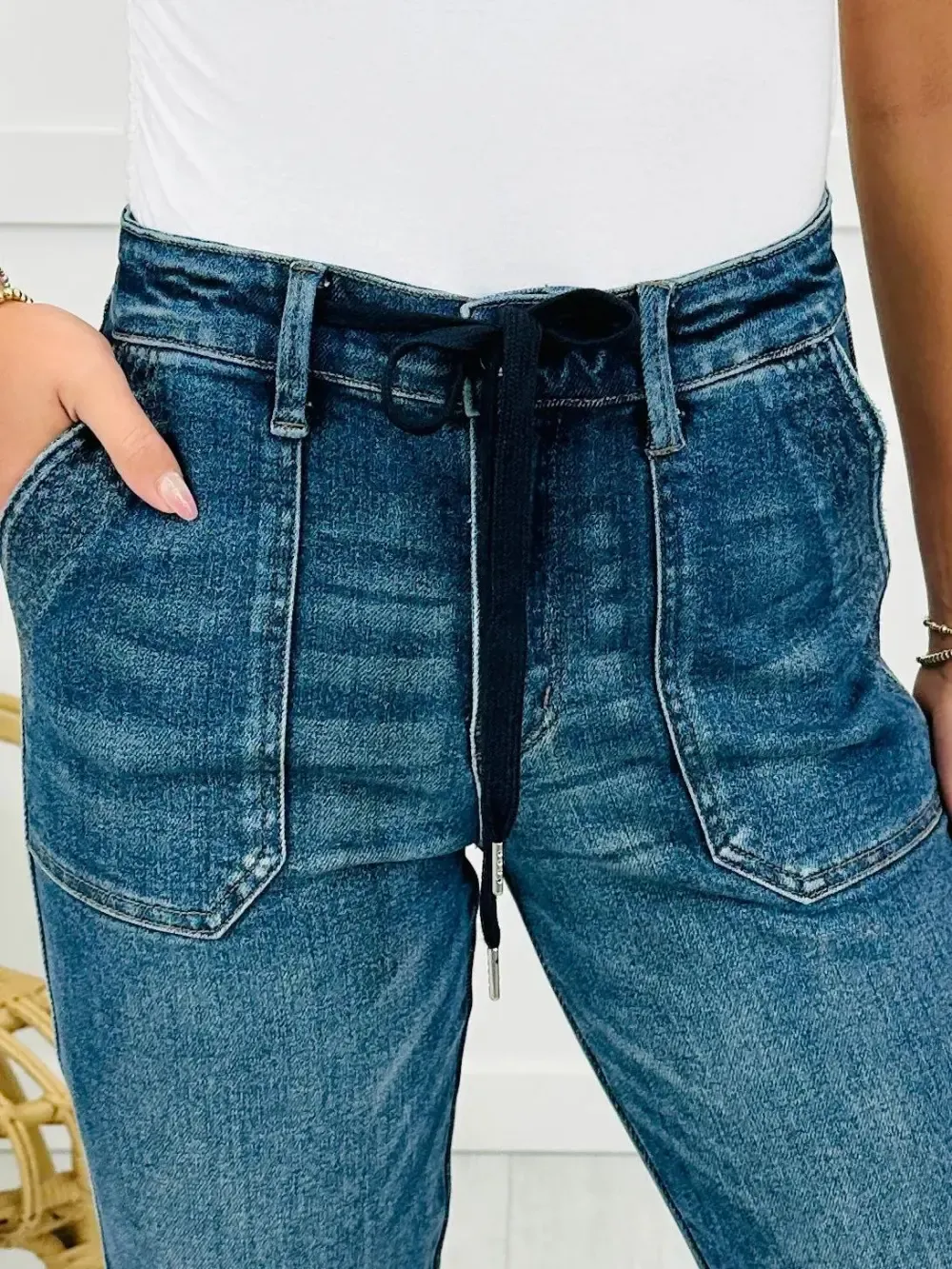 Judy Blue Something About You Denim Joggers