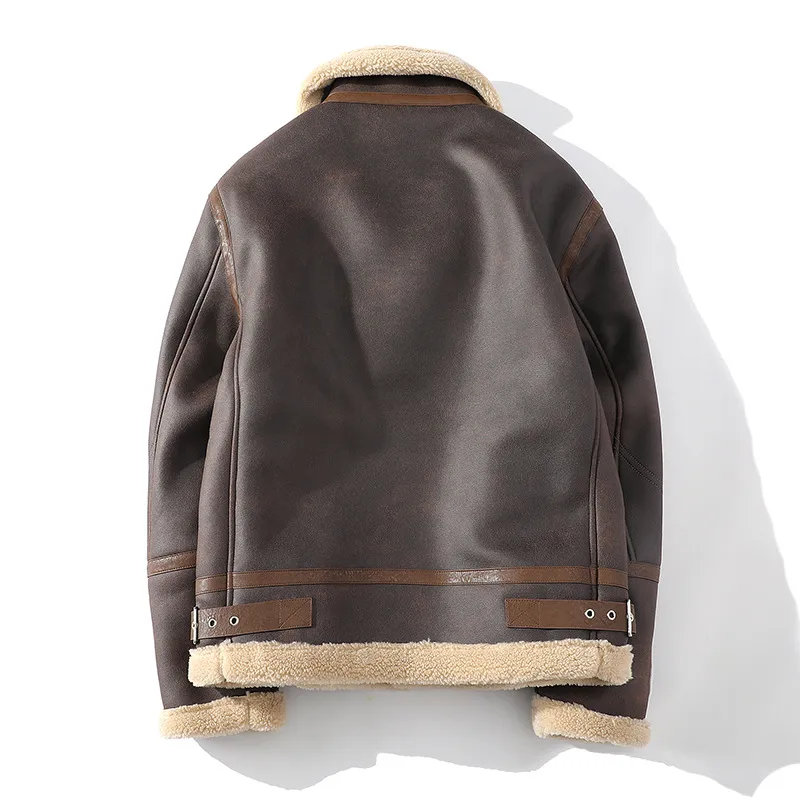 The Flying Tigers Men's Sheepskin Bomber Jacket Luc. 103