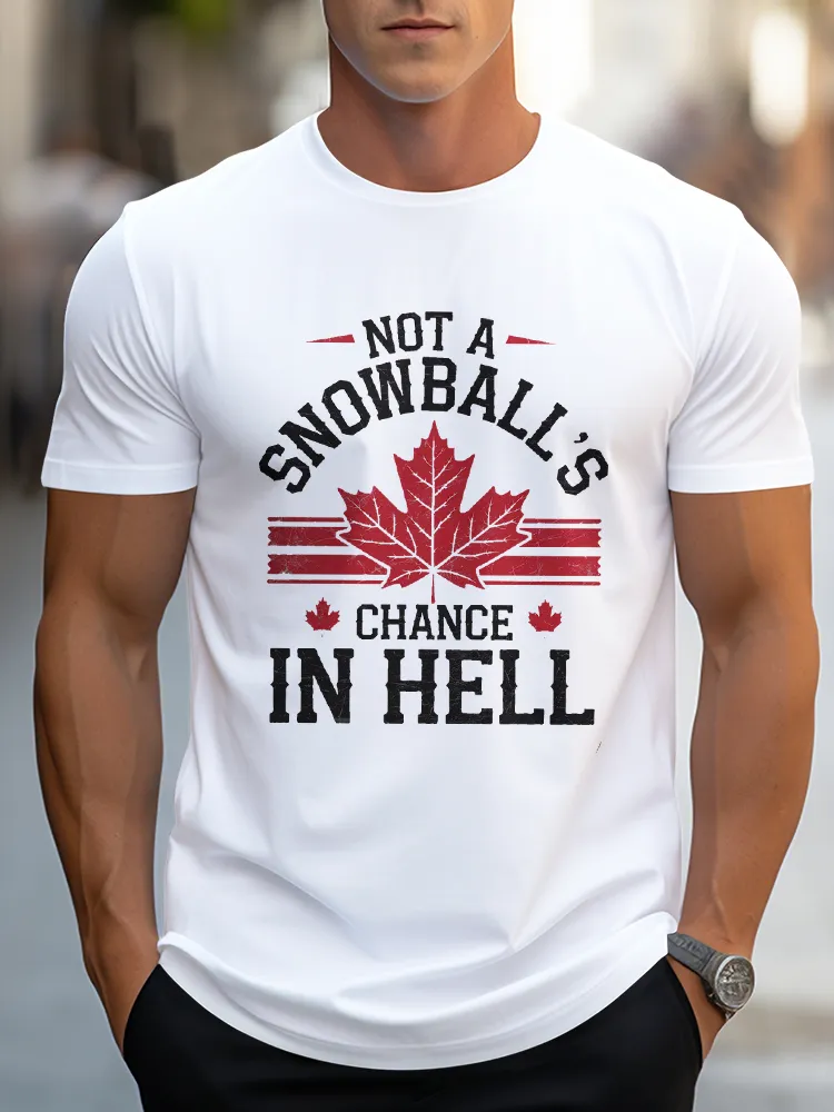 Men'S Not A Snowball'S Chance In Hell T-Shirt