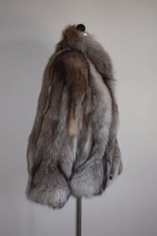 Crystal Fur Waist Length Jacket