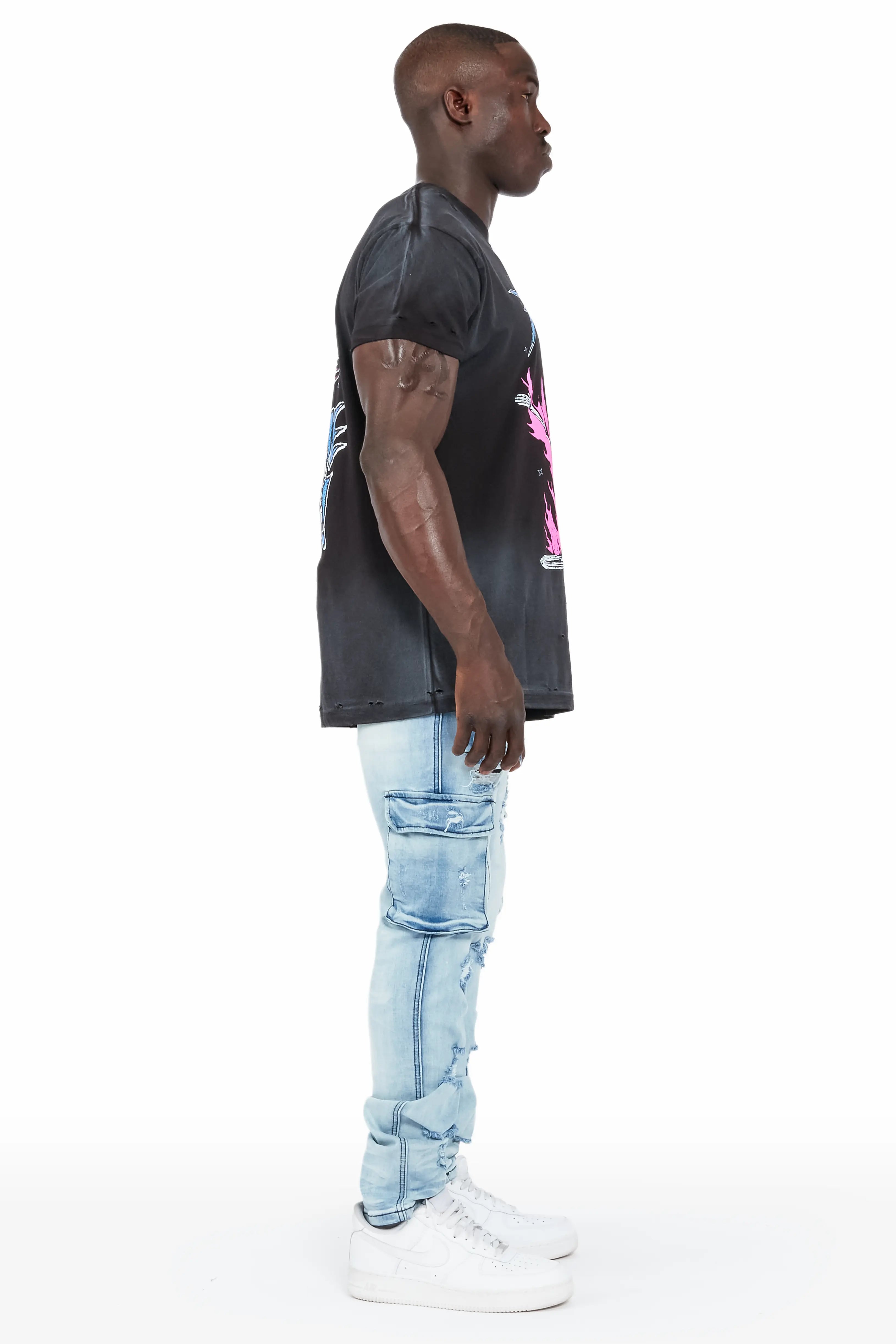 Kap Blue Cargo Jean