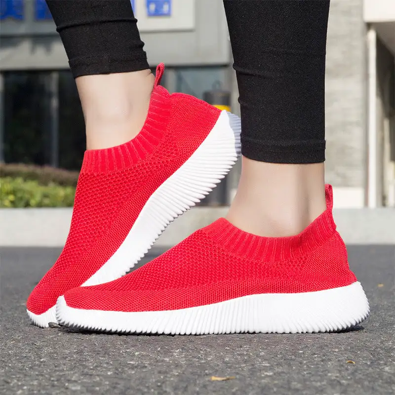 - Women Stretchy Slip-on Mesh Bunion Corrector Sneakers