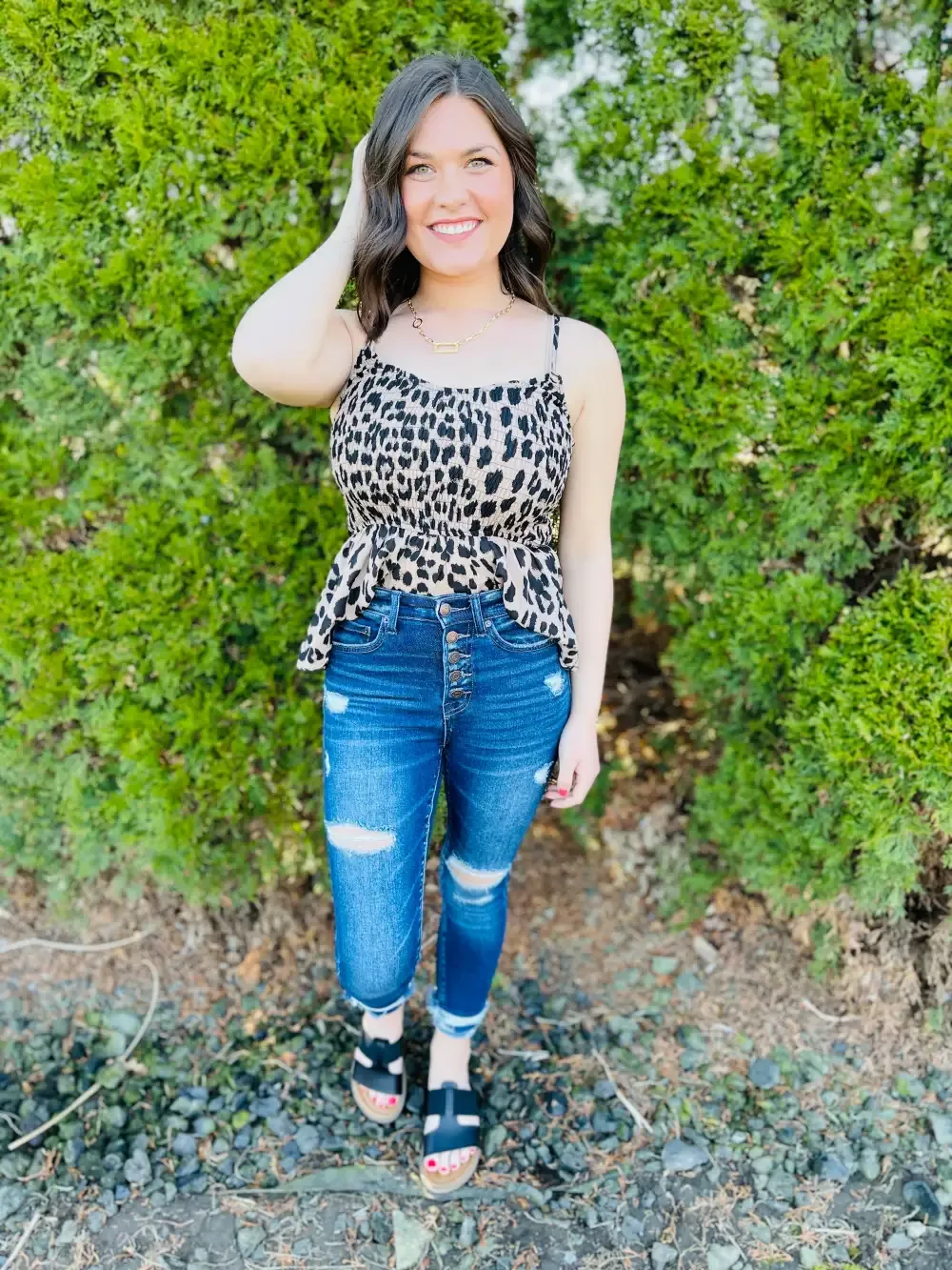 DOORBUSTER! I Like Big Button Fly Skinny Jeans