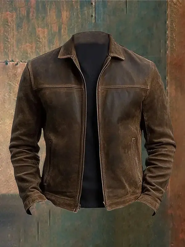 Men's Vintage Outdoor Lapel Jacket
