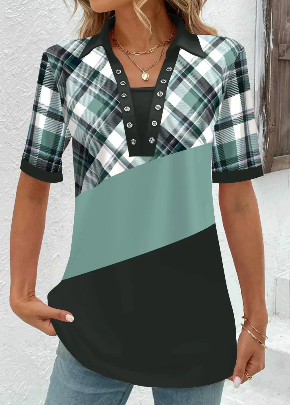 Pink Eyelet Short Sleeve T Shirt