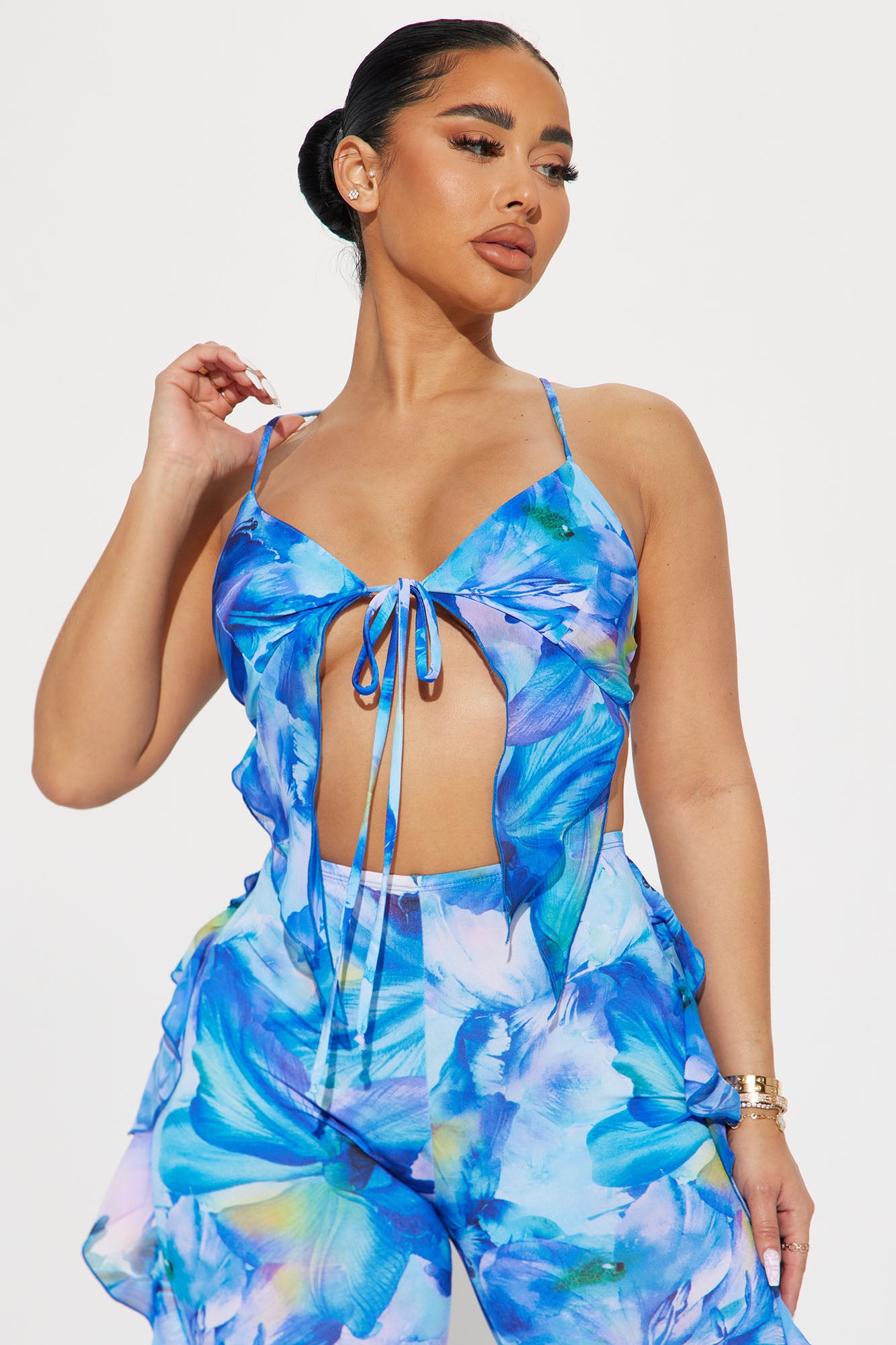 Radiant Day Pant Set - Turquoise