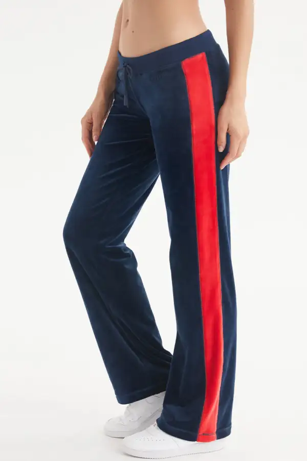 Colorblock Velour Track Pants