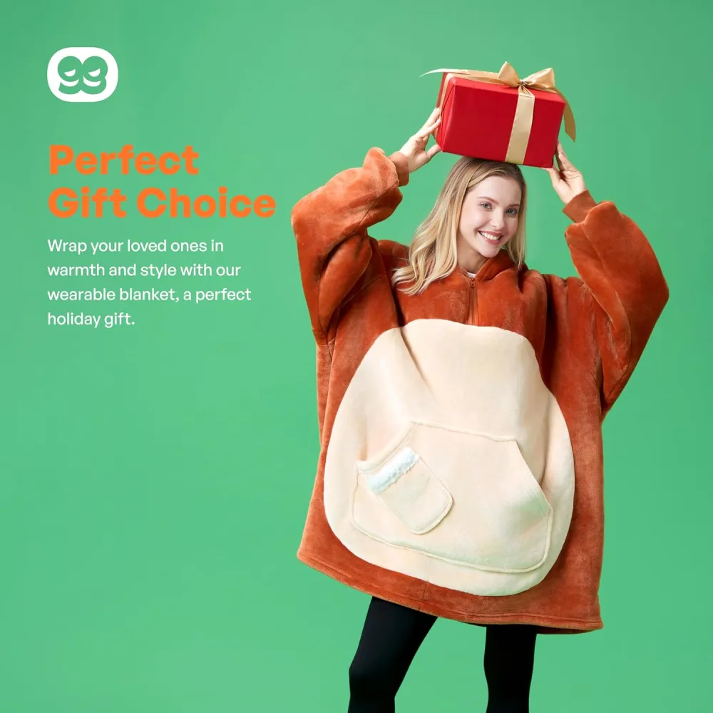 Panda Wearable Blanket Hoodie