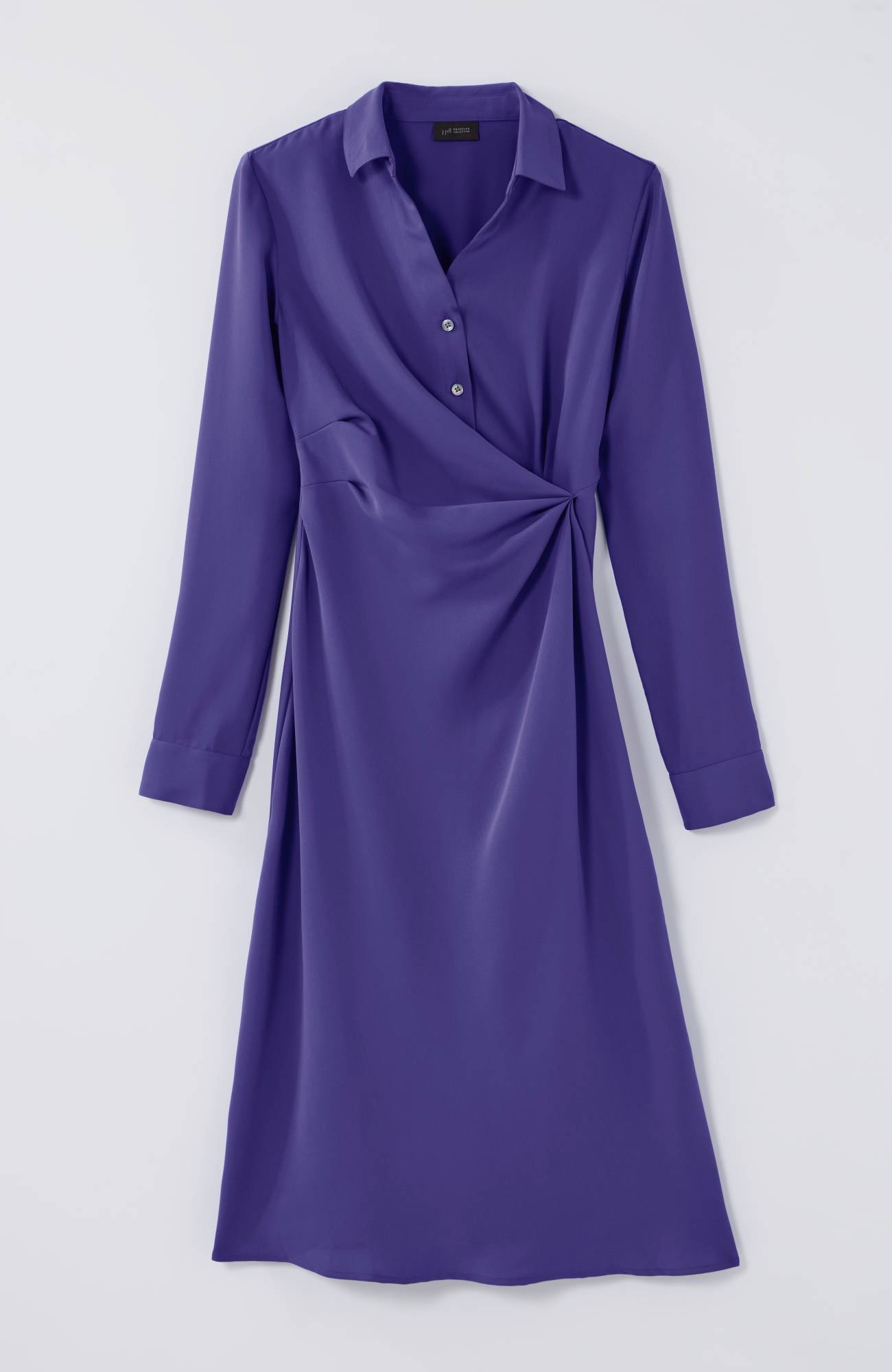 wearever twist-front shirtdress