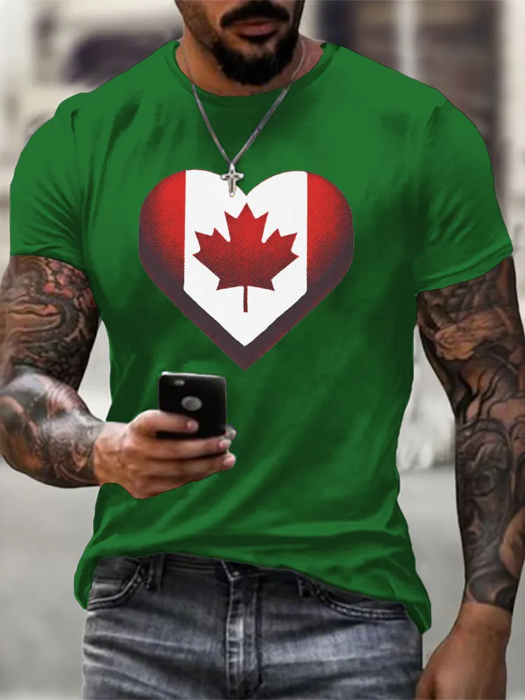 Men'S I Love Canada T-Shirt