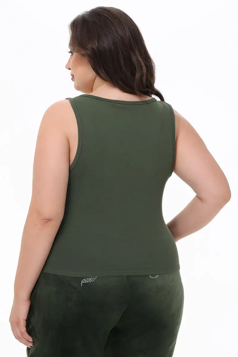 Plus-Size Big Bling Couture Tank Top