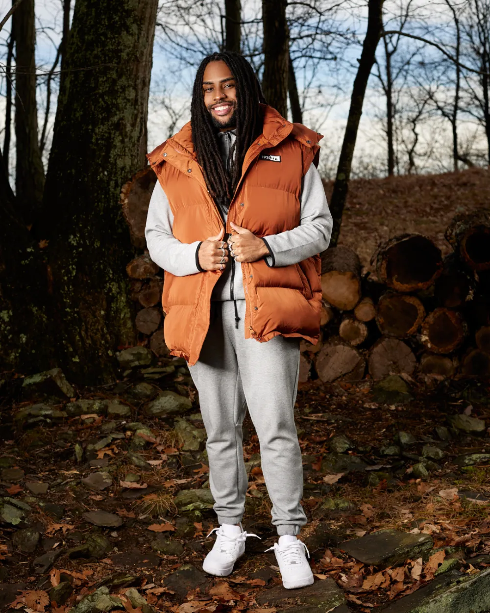 Orange Spice Mid Utility Puffer