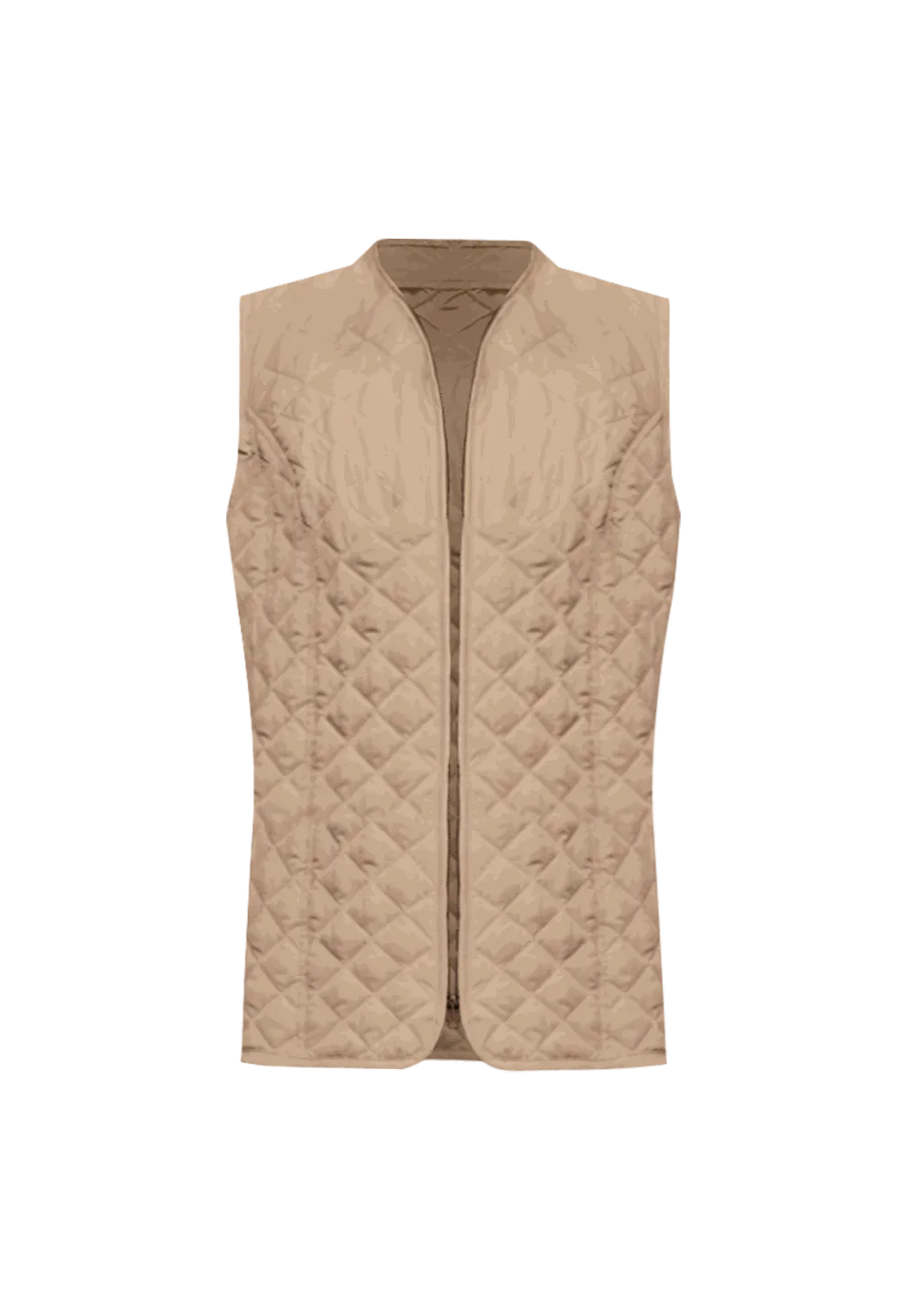 Zip-Front Quilted Vest