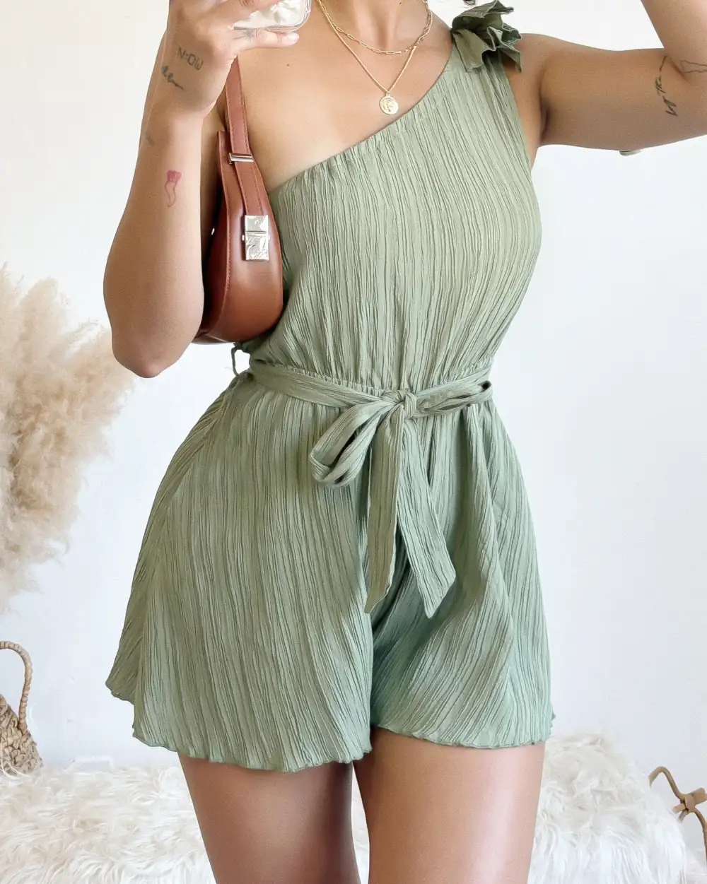 NEW COLOR! CELESTE FLOWY ROMPER (BERRY)