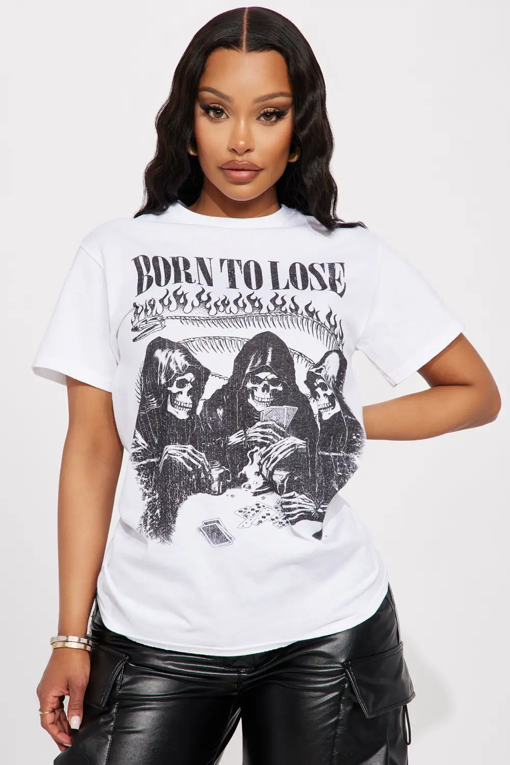Losing Game Graphic Tee - White