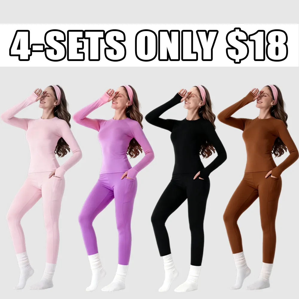 Women's Sporty Yoga Set, Raglan sleeves Top with Thumbholes