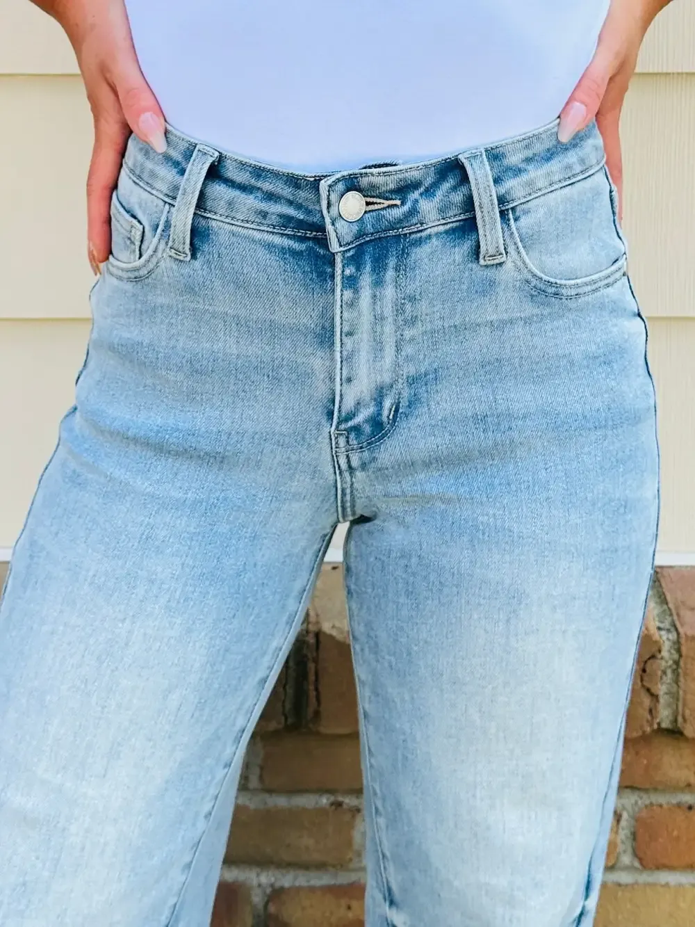 Judy Blue Release Your Inhibitions Wide Leg Jeans