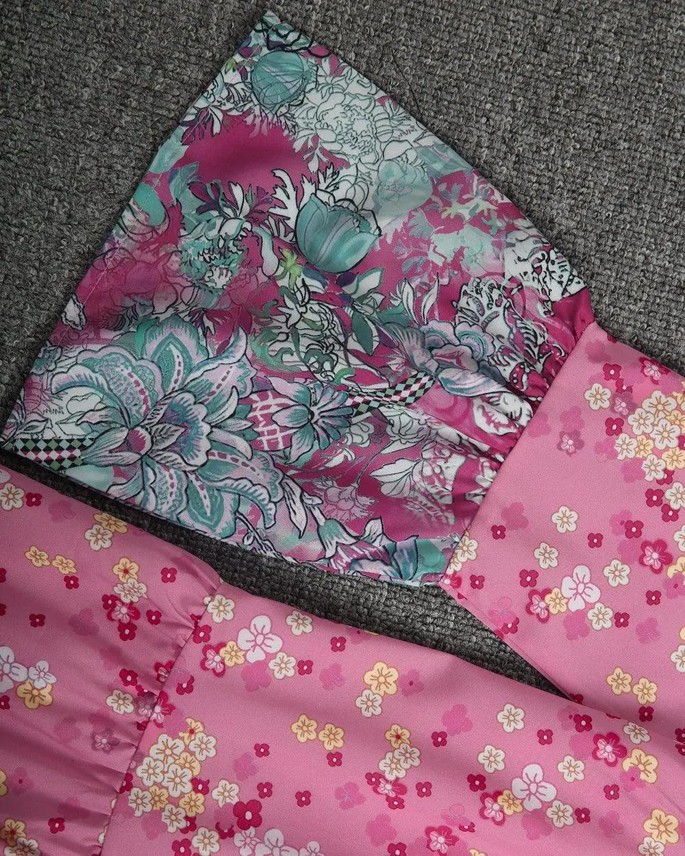 Super Sweet Pink Prairie Meadow Mini Dress