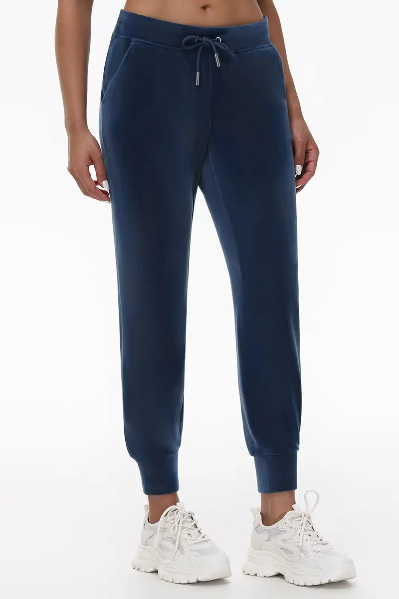 Big Bling Velour Jogger