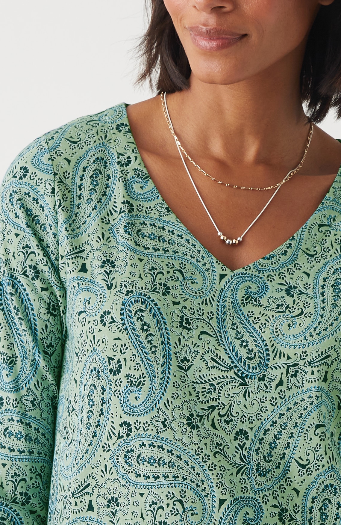 Simply Supima® Side-Slit Tunic