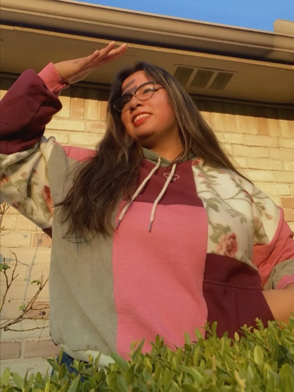 Pink Streetwear Leisure Hoodie Sweatshirts