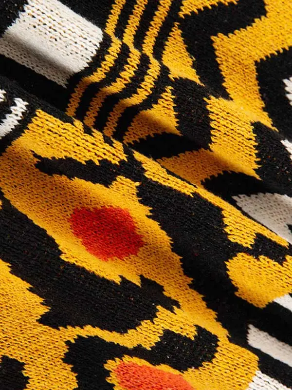 Men's lapel sweater mid-length cardigan jacket