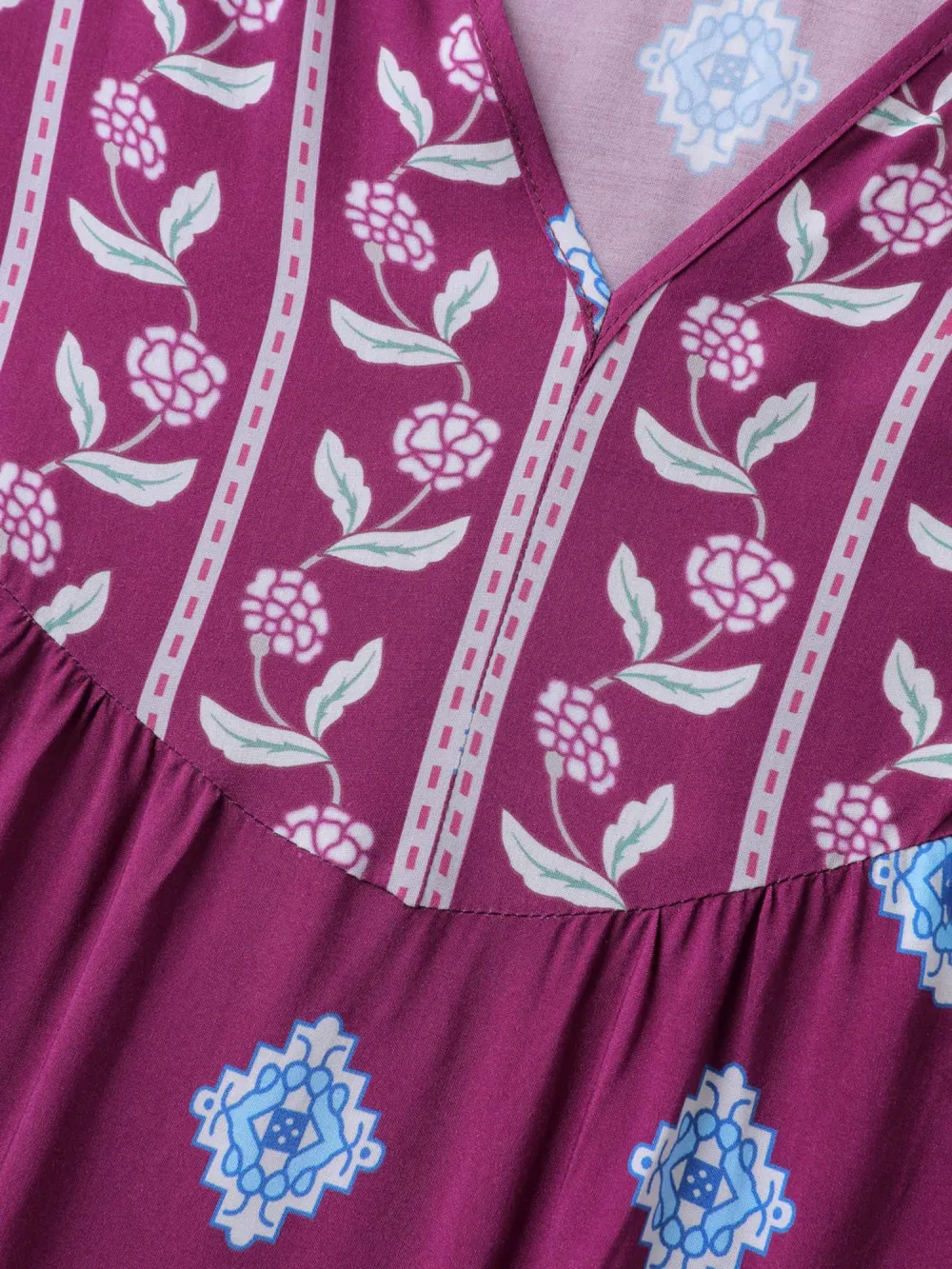 Supersoft Rayon Boho Print Maxi Dress