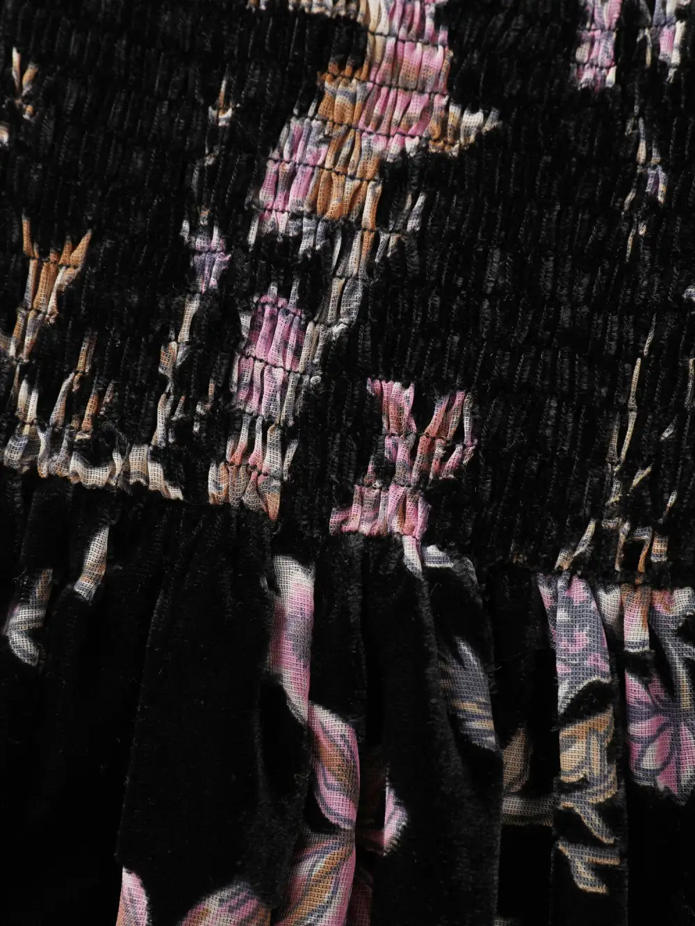 Floral Print Bust-Ease Luxe Knee-Length Dress