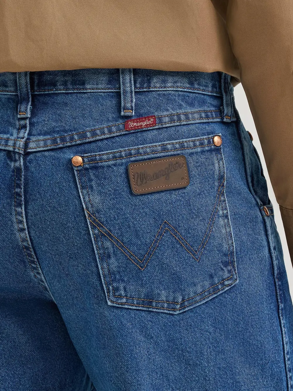 WRANGLER COWBOY CUT RELAXED FIT JEAN IN PREWASHED INDIGO
