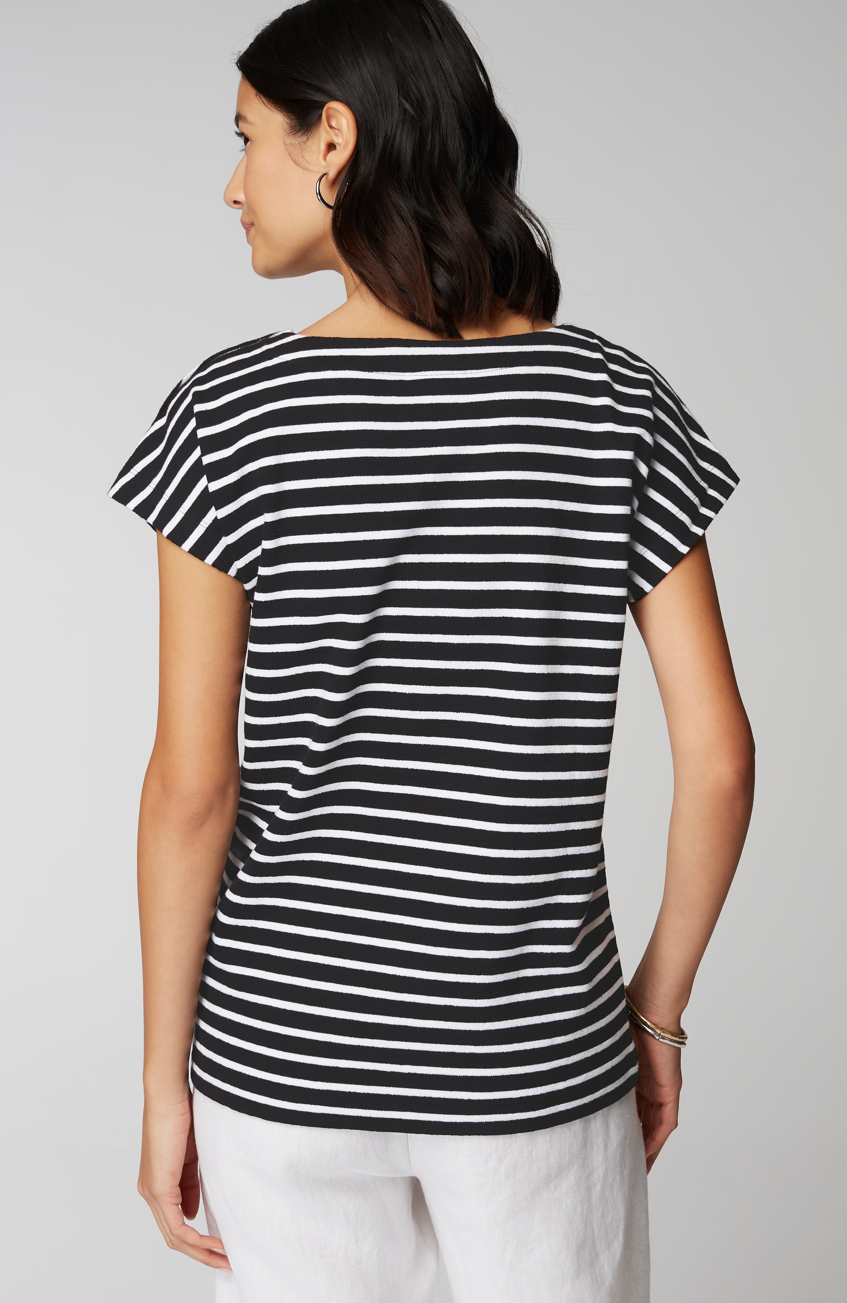 Button-Shoulder Top