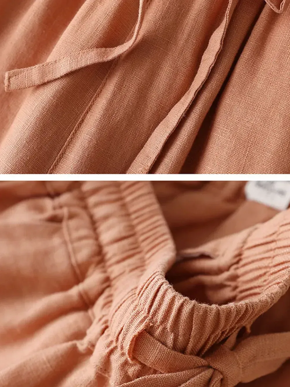 Women's Loose Cotton And Linen Casual Leggings