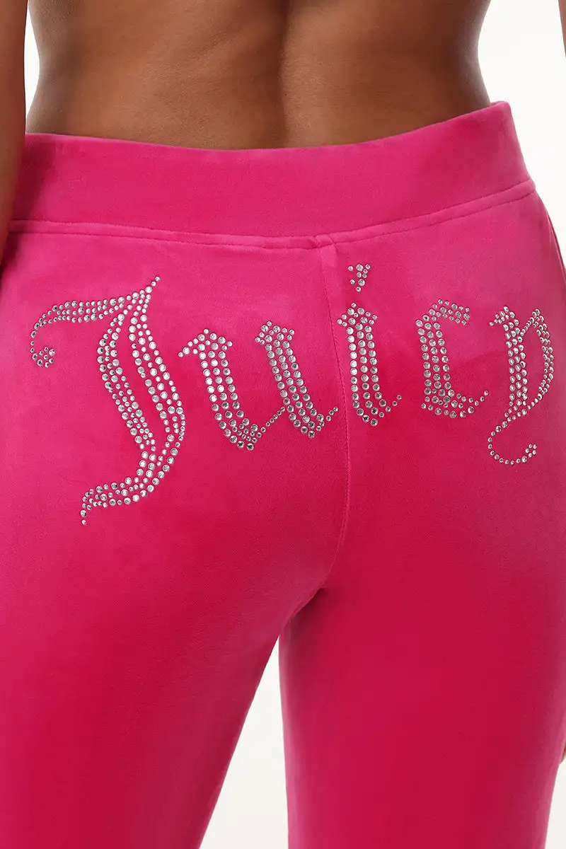 Big Bling Velour Jogger