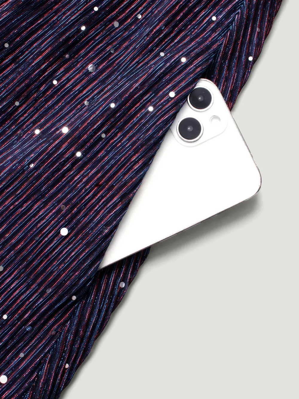 Sequin Surplice Neckline Sleeveless Midi Dress