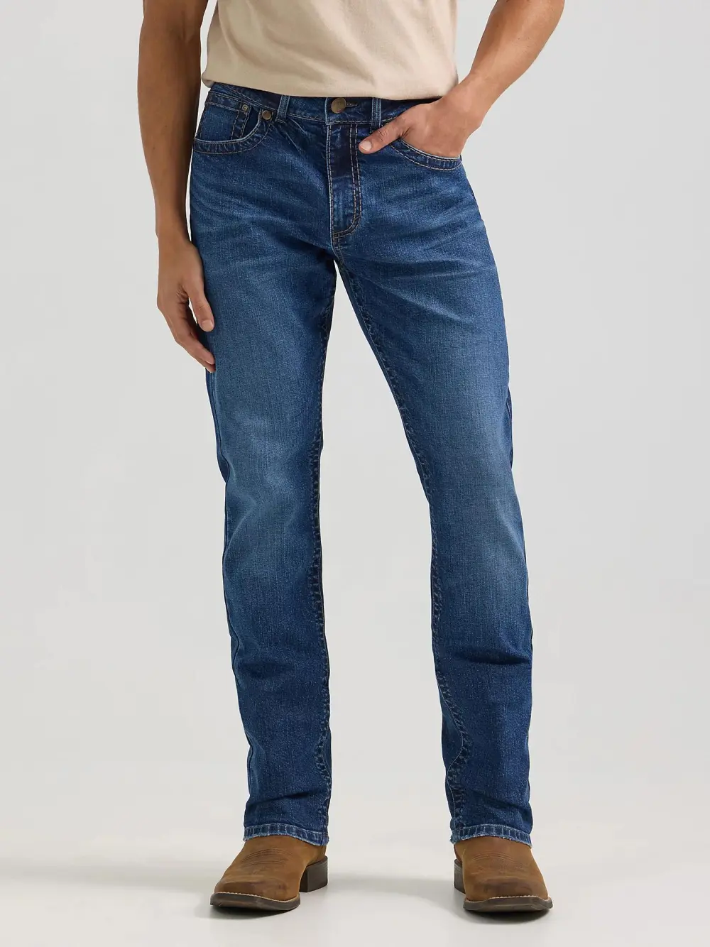 MEN'S ROCK 47 BY WRANGLER SLIM FIT STRAIGHT LEG JEAN IN TYNECASTLE