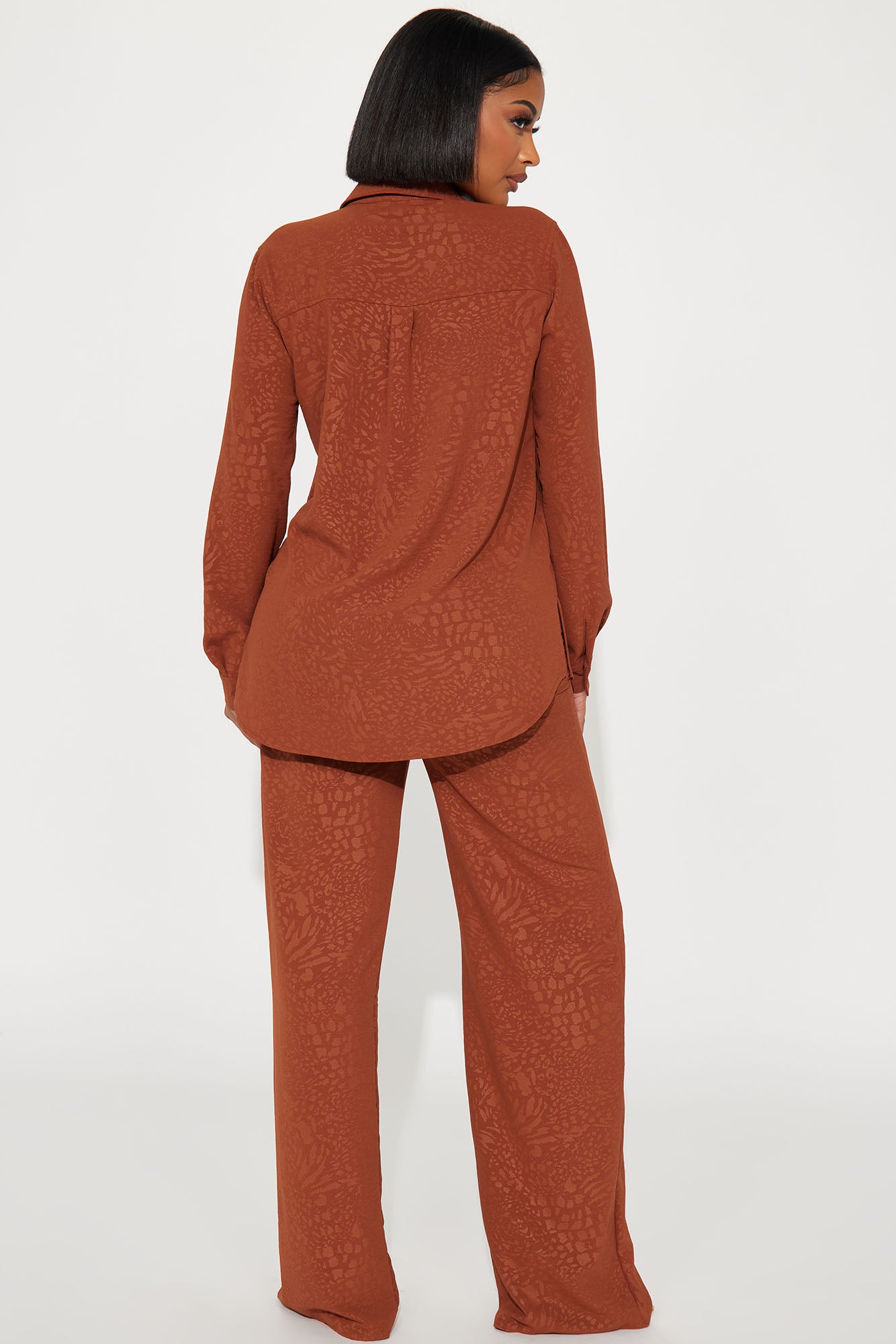 Wild Side Pant Set - Chocolate