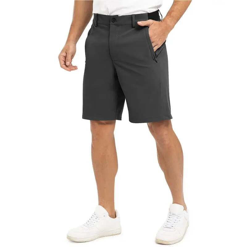 Men's Stretch Waist Golf & Work Shorts – Quick-Dry, Lightweight, 3 Pockets