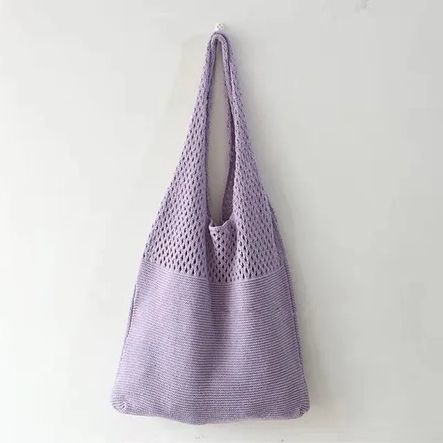 Women's Girls' Tote Shoulder Bag Polyester Shopping Daily Holiday Solid Color
