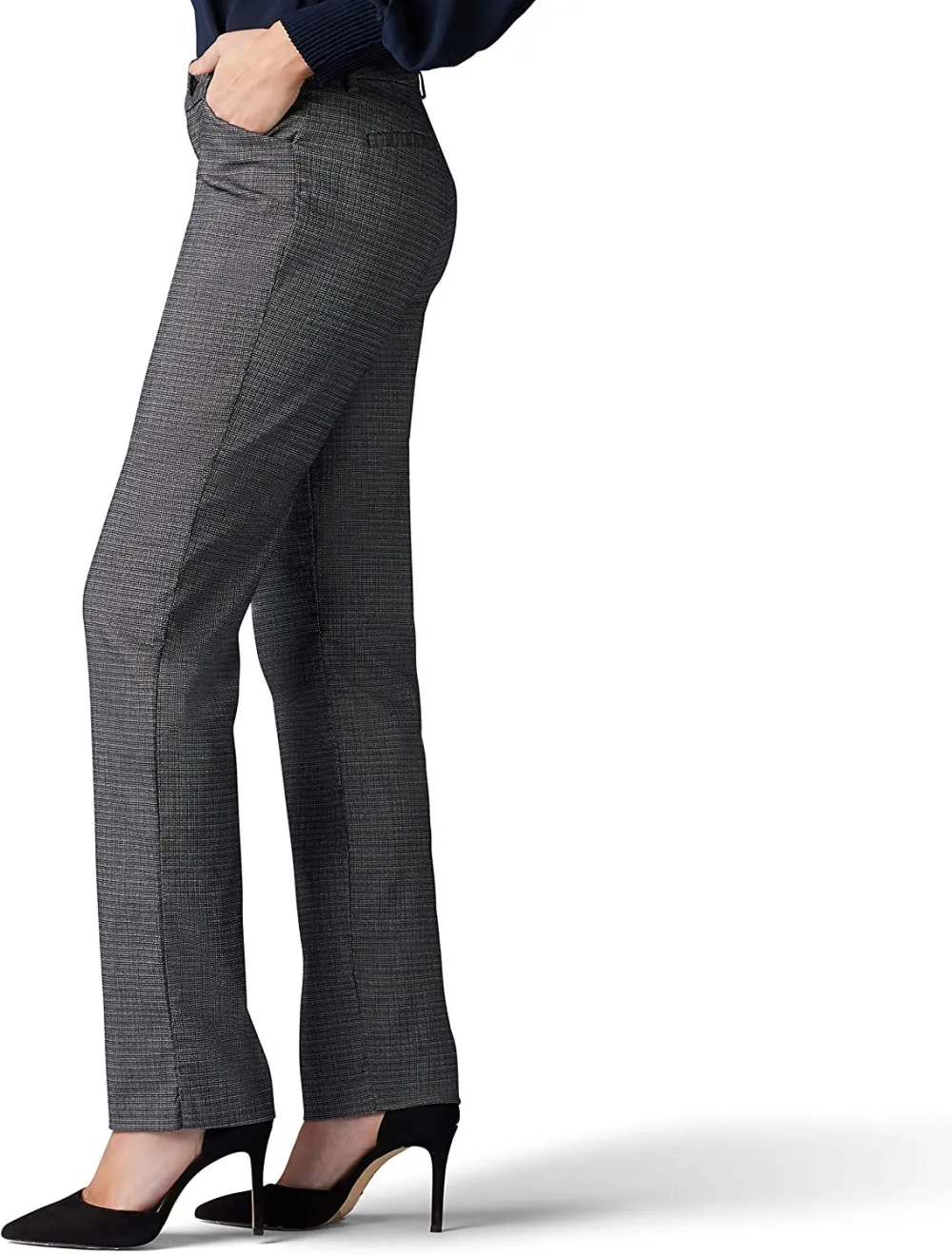 Women's Wrinkle Free Relaxed Fit Straight Leg Pant