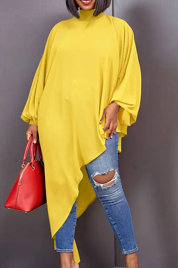  Smart Irregular Blouse