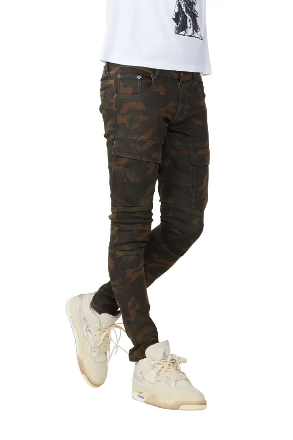 Wesley Woodland Camo Cargo Jean