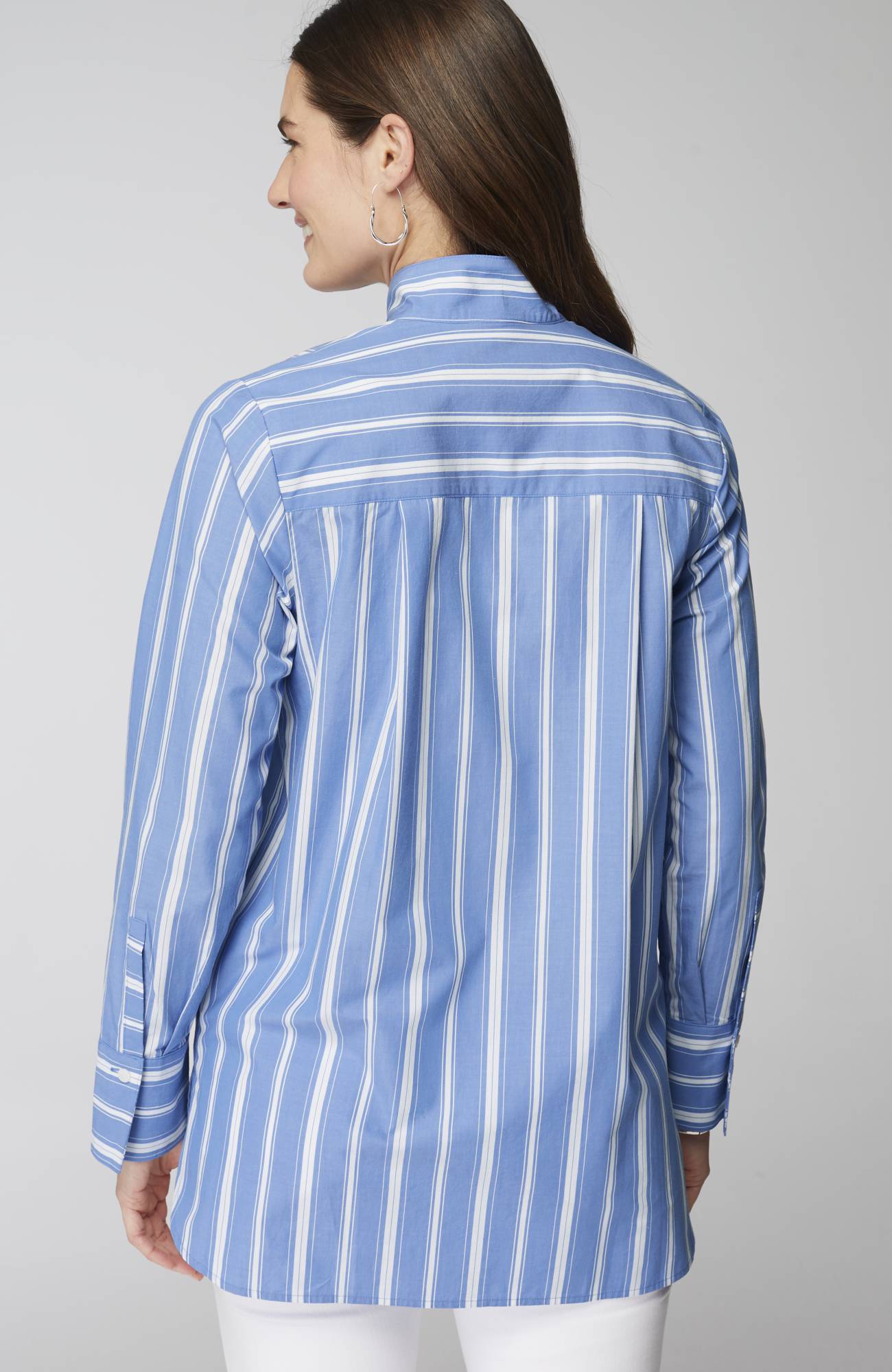 Cotton Stand-Collar Tunic