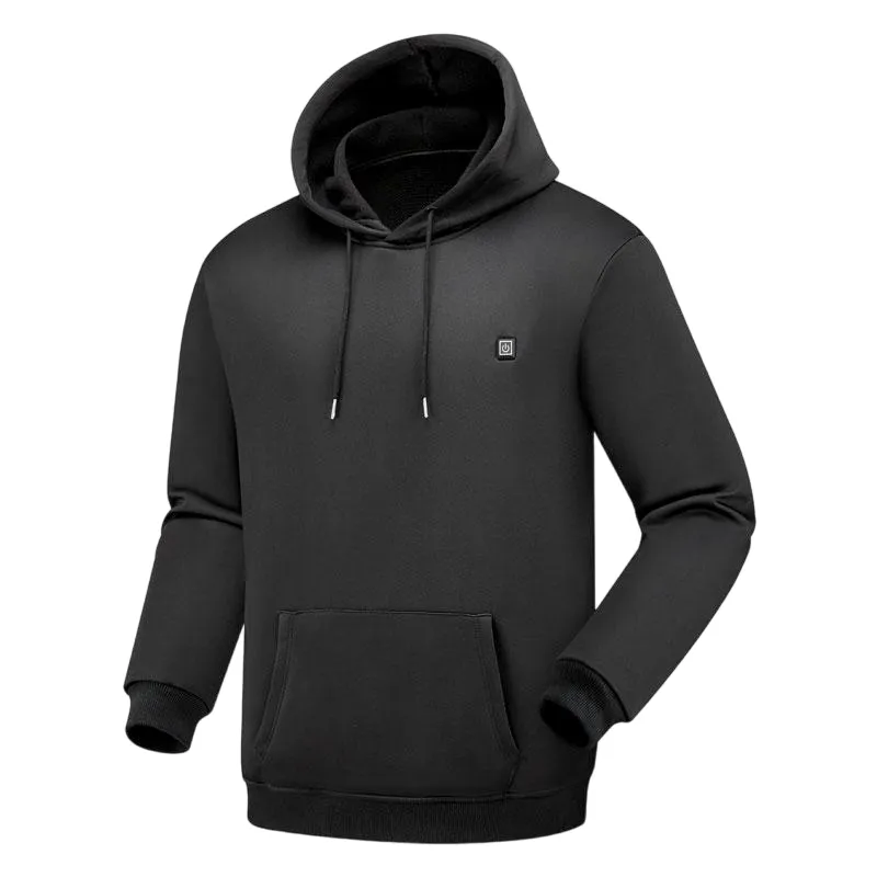 Men Electric Heating Sweatshirt with Fleece Lining-Including batteries