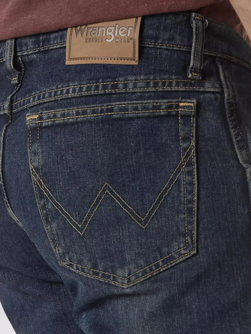 WRANGLER RUGGED WEAR RELAXED FIT MID RISE JEAN IN MEDITERRANEAN