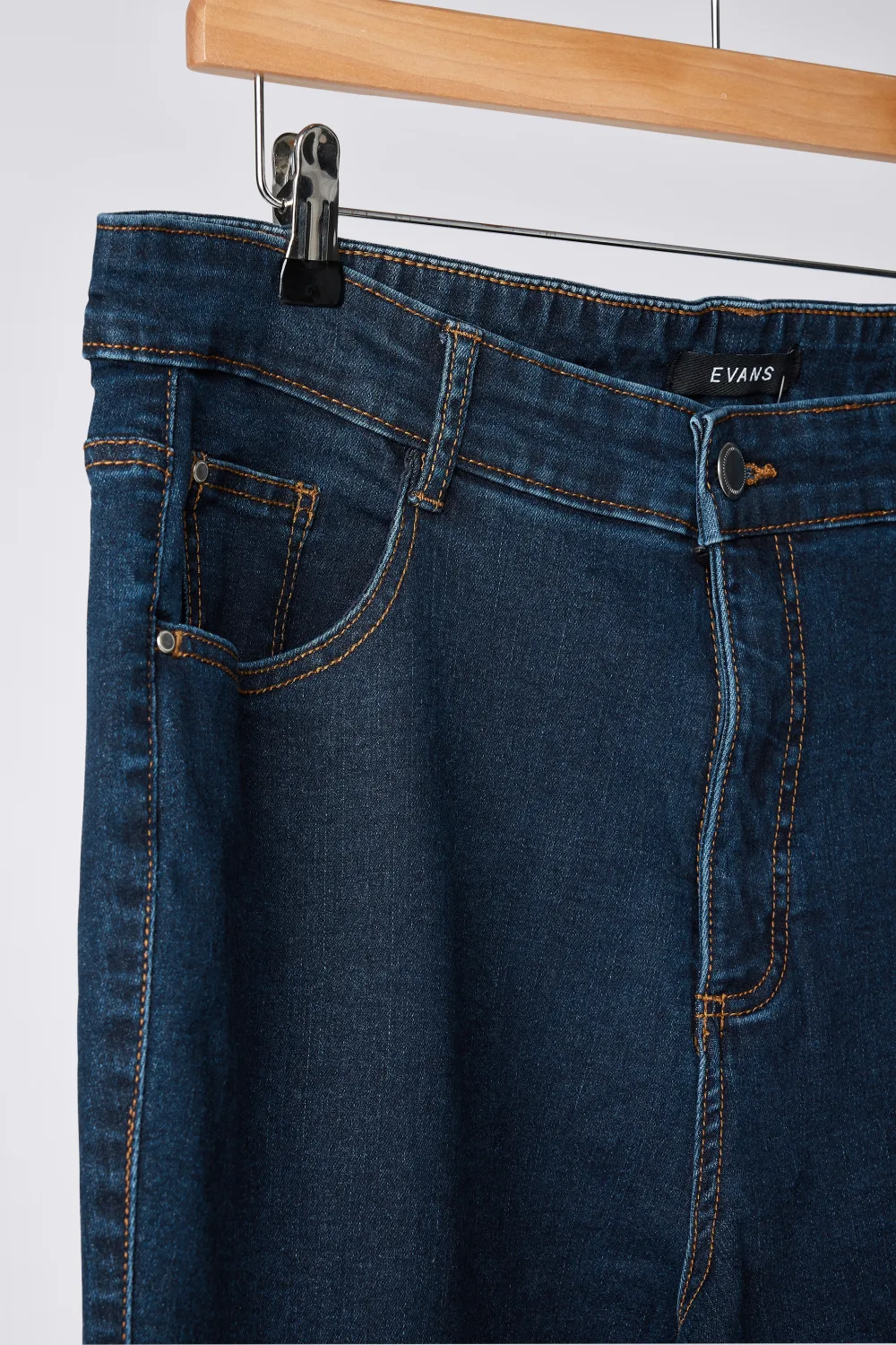 EVANS Curve Fit Black Bootcut Jeans