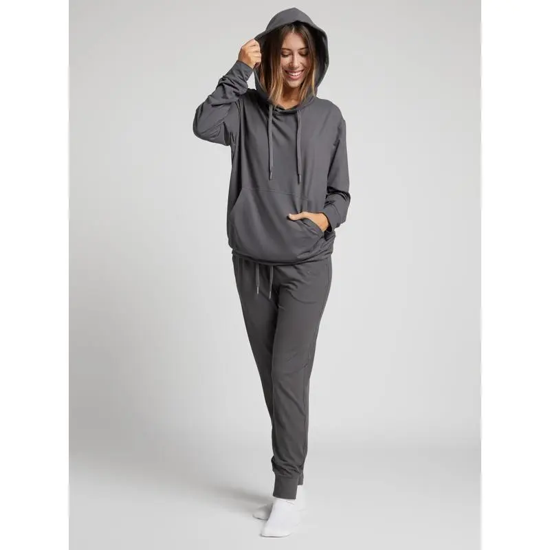 2-Piece Jersey Hoodie & Jogger Set