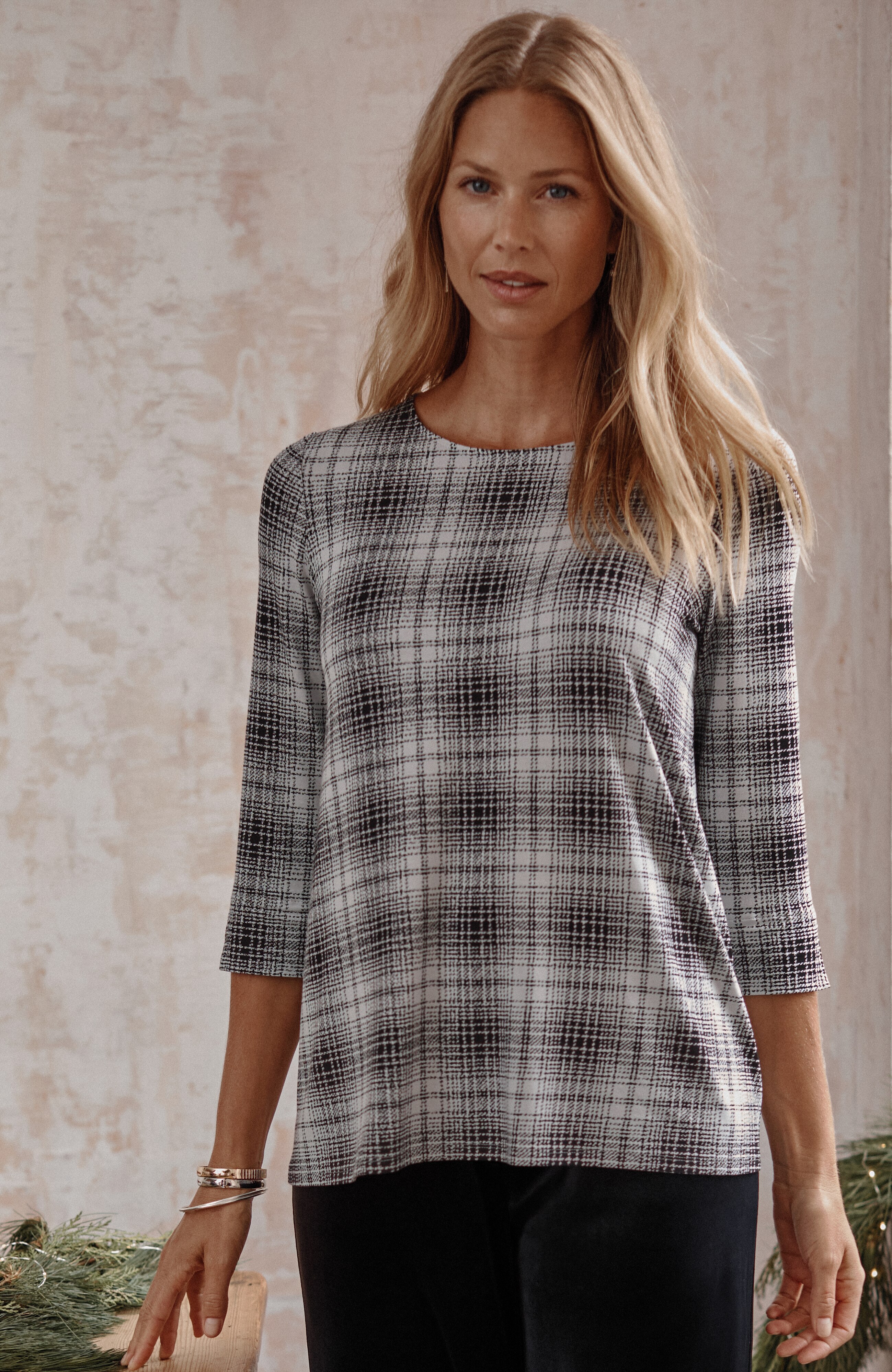 Wearever Ballet-Sleeve Crew-Neck Top