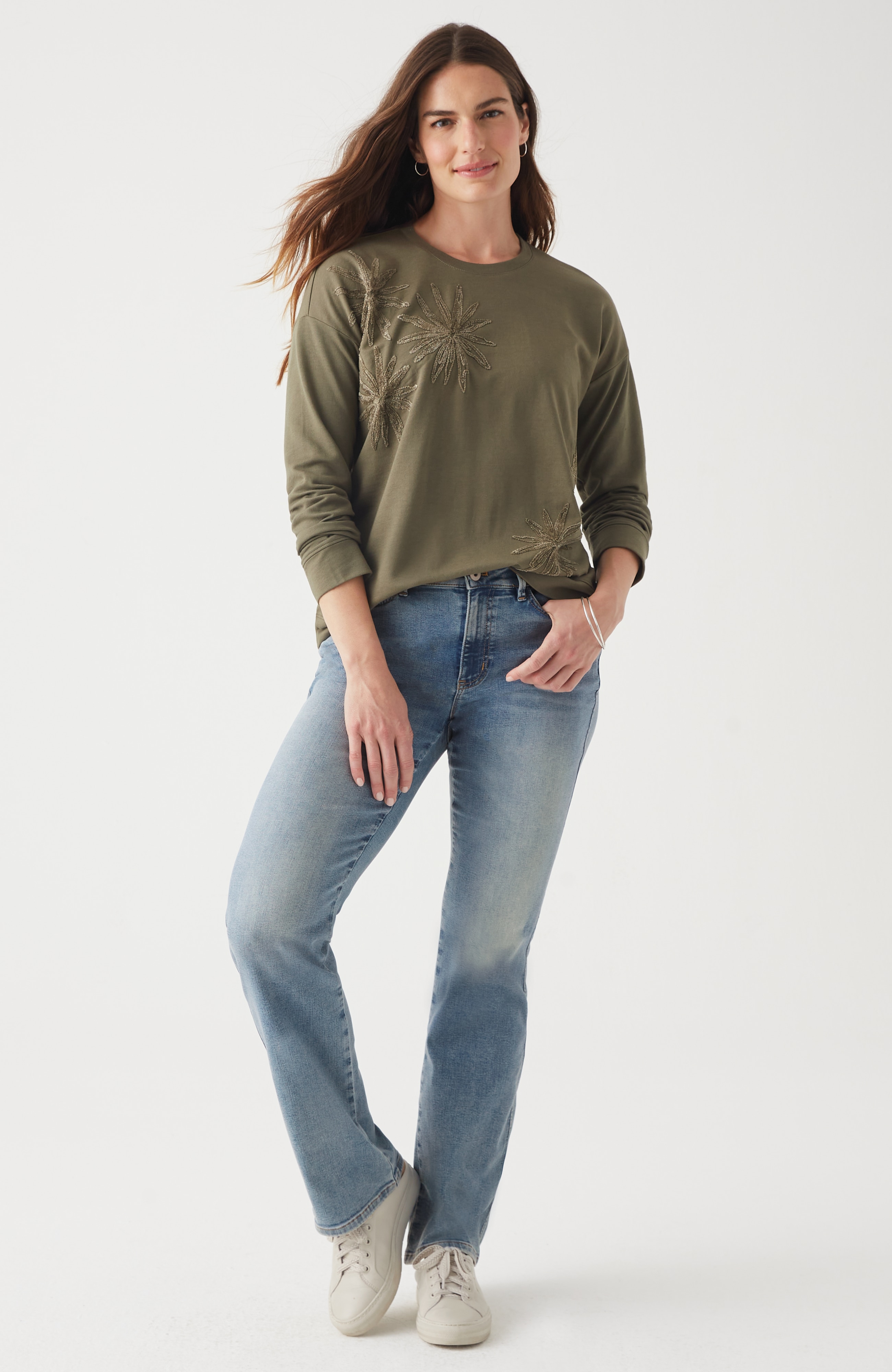 Relaxed Demi-Boot Jeans