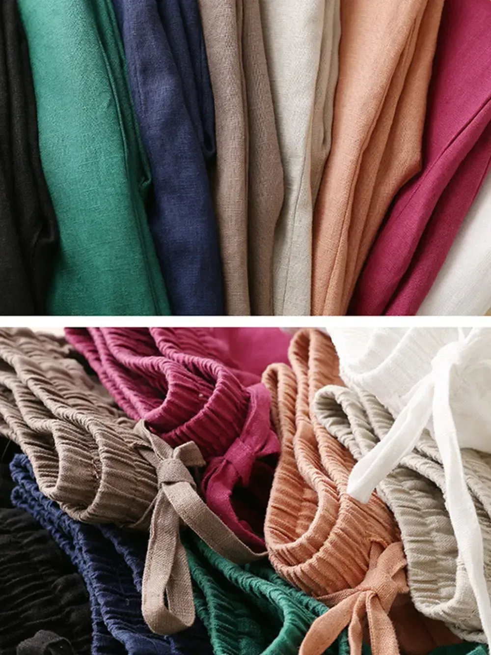 Women's Loose Cotton And Linen Casual Leggings